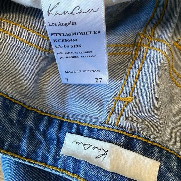 KanCan Euphoria High Rise Distressed Ripped Boyfriend Jeans Size 7/27 - Picture 9 of 10